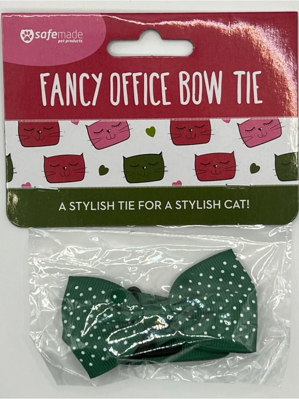 Polka Dot Cat Bow